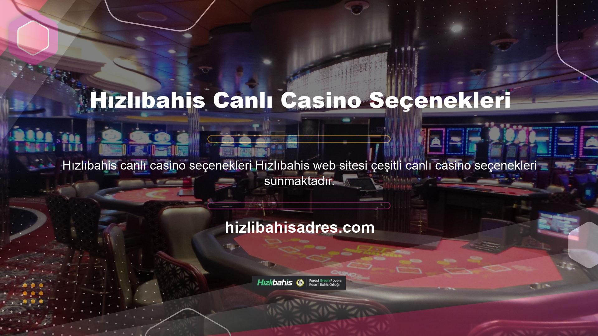 Canlı casino oyunlarında oyuncuları yönlendirmek oyunun akışına da olumlu etki yapmaktadır
